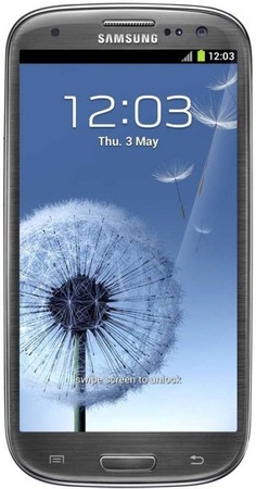 Смартфон Samsung Galaxy S3 GT-I9300 16Gb Titanium grey - Чайковский
